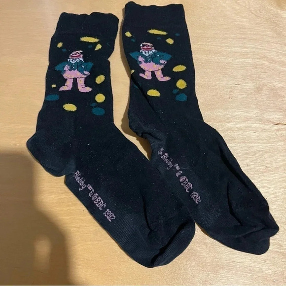 Mr. Blobby 1992 Black Socks Mens One Size - Picture 3 of 5
